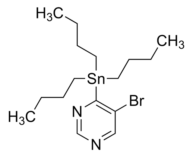 5-(TRIBUTYLSTANNYL)PYRIMIDINE structure, CAS 144173-85-3
