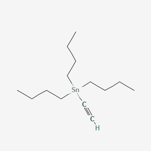 TRIBUTYLSTANNYLACETYLENE structure, CAS 994-89-8