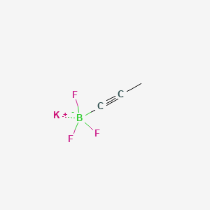 Potassium propynyltrifluoroborate structure, CAS 1500106-31-9