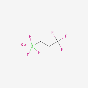 Potassium 3,3,3-trifluoropropane-1-trifluoroborate structure, CAS 1430722-07-8