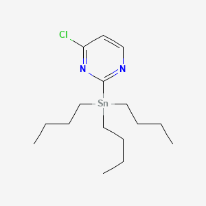 6-chloro-3-tributyltinpyMidine structure, CAS 155191-66-5