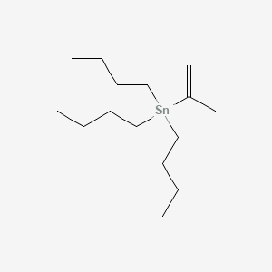 Isopropenyltributylstannane structure, CAS 100073-15-2