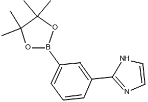 1-(3-(4,4,5,5-tetramethyl-1,3,2-dioxaborolan-2-yl)phenyl)-1H-imidazole structure, CAS 1888440-98-9