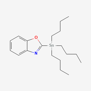 2-(TRIBUTYLSTANNYL)BENZOXAZOLE structure, CAS 105494-68-6