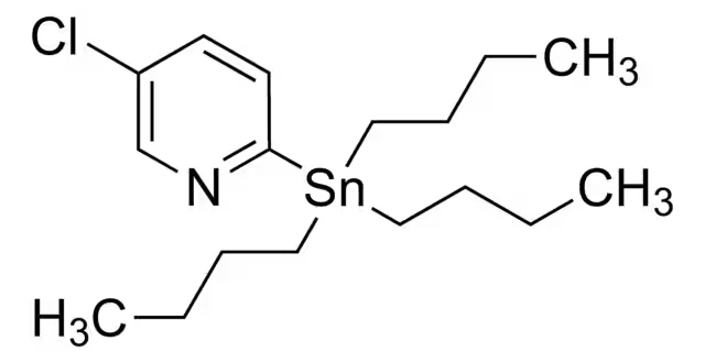5-Chloro-2-(tributylstannyl)pyridine structure, CAS 611168-63-9