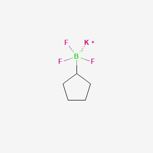 POTASSIUM CYCLOPENTYLTRIFLUOROBORATE structure, CAS 1040745-70-7
