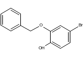 4-BroMo-2-(phenylMethoxy)phenol structure, CAS 153240-85-8