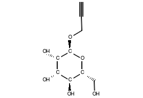 Propargyl a-D-mannopyranoside structure, CAS 854262-01-4