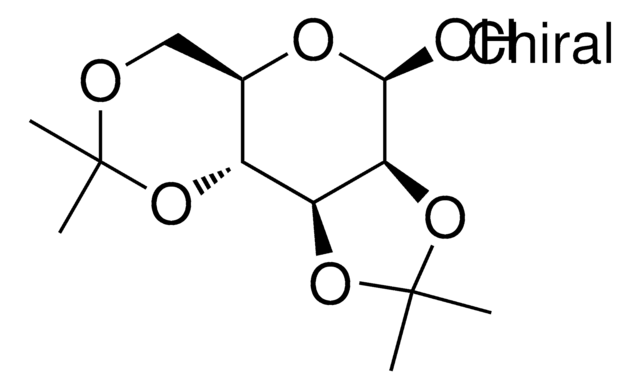 2,3,4,6-di-O-isopropylidene-β-D-mannopyranose structure, CAS 130495-48-6