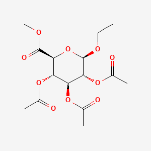 (2-Ethyl 2,3,4-Tri-O-acetyl--D-glucopyranoside) Uronate structure, CAS 77392-66-6