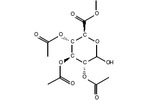 2,3,4-Tri-O-acetyl-alpha-D-glucuronicacidmethylester structure, CAS 3082-95-9