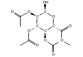 2-Naphthyl-2,3,4-tri-O-acetyl-β-D-glucuronic acid methyl ester structure, CAS 102848-86-2
