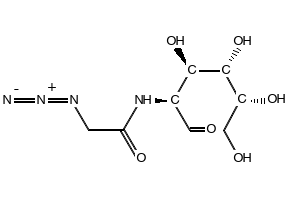 2-[(Azidoacety)amino]-2-deoxy-D-mannose structure, CAS 361154-23-6