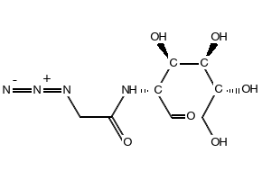 2-[(2-Azidoacetyl)amino]-2-deoxy-D-galactose structure, CAS 869186-83-4