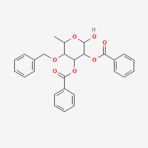 2,3-di-O-benzoyl-4-O-benzyl-α-l-rhamnopyranose structure, CAS 1421758-33-9