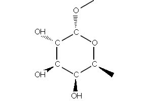 METHYL ALPHA-L-FUCOPYRANOSIDE structure, CAS 14687-15-1