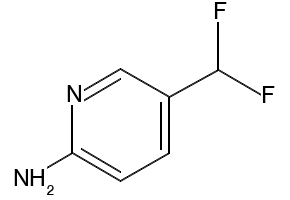 5-(difluoromethyl)pyridin-2-amine structure, CAS 1211523-68-0