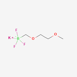 Potassium 2-methoxyethoxymethyltrifluoroborate structure, CAS 910251-13-7