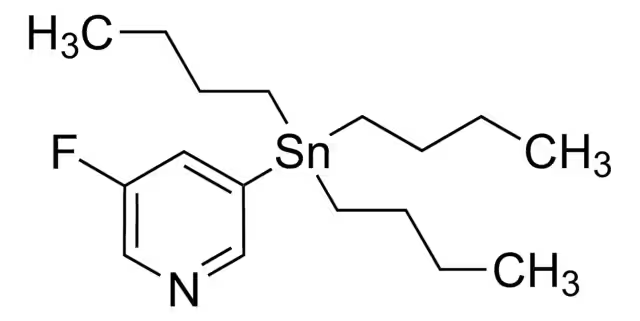 3-Fluoro-4-(tributylstannyl)pyridine structure, CAS 259807-88-0