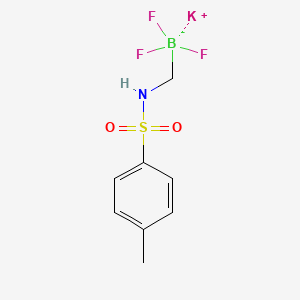 Potassium (4-methylphenylsulfonamido)methyltrifluoroborate structure, CAS 1286686-19-8