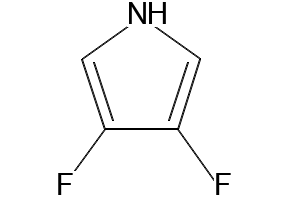 3,4-Difluoro-1H-pyrrole structure, CAS 120047-51-0