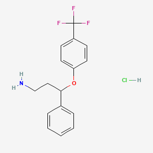 NORFLUOXETINE HYDROCHLORIDE structure, CAS 57226-68-3