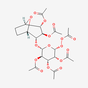1,6-anhydrolactose hexaacetate structure, CAS 25878-57-3