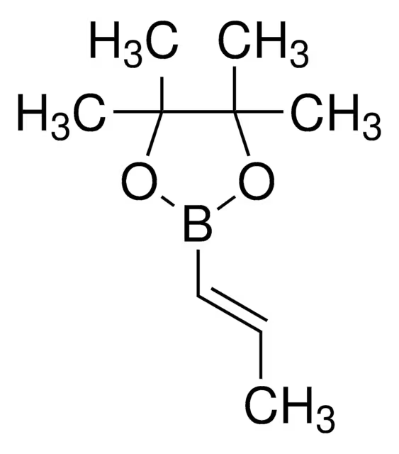 4,4,5,5-Tetramethyl-2-((E)-propenyl)[1,3,2]dioxaborolane structure, CAS 83947-58-4