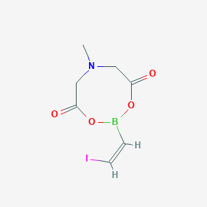 cis-2-Iodovinylboronic acid MIDA ester structure, CAS 1260506-59-9