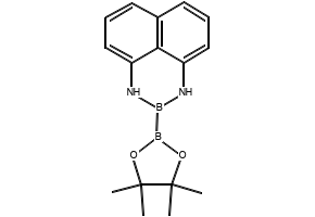 1-pinacolato-2-(1,8)diamo-naphthalenylborane structure, CAS 1214264-88-6