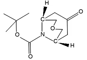 9-Boc-7-oxa-9-azabicyclo[3.3.1]nonan-3-one structure, CAS 280761-97-9