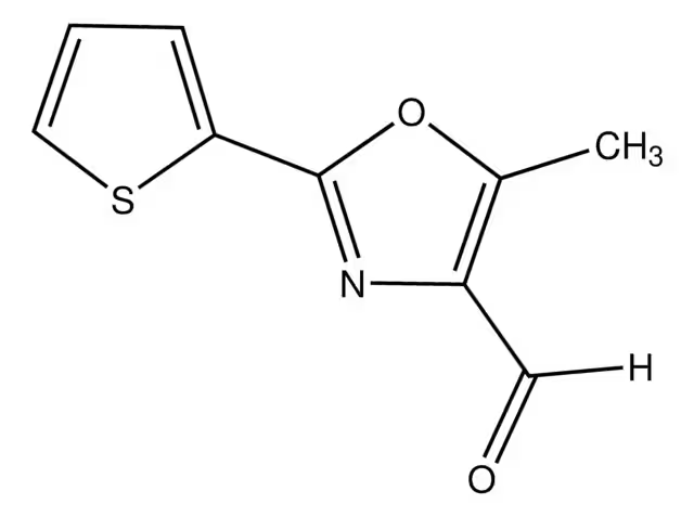 5-methyl-2-(tributylstannyl)-1,3-oxazole structure, CAS 1571145-57-7