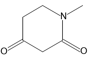 1-Methyl-2,4-piperidinedione structure, CAS 118263-97-1