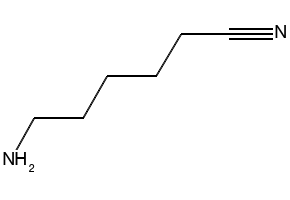 6-AMINO CAPRONITRILE structure, CAS 2432-74-8