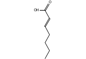 2-HEPTENOIC ACID structure, CAS 18999-28-5