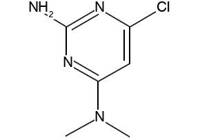 2,4-pyrimidinediamine, 6-chloro-N~4~,N~4~-dimethyl- structure, CAS 1007-11-0