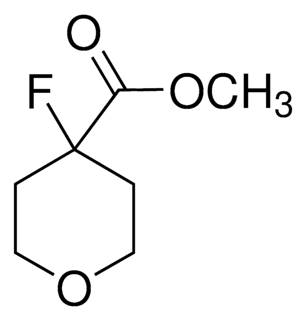 Methyl 4-fluorotetrahydro-2H-pyran-4-carboxylate structure, CAS 1150617-60-9