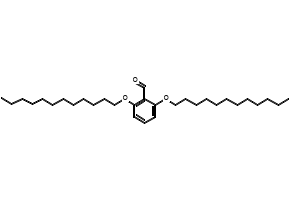 2,6-bis(dodecyloxy)benzaldehyde structure, CAS 1198467-57-0