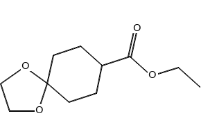 ethyl 1,4-dioxaspiro[4.5]decane-8-carboxylate structure, CAS 1489-97-0