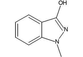 1-Methyl-1H-indazole-3-ol structure, CAS 1006-19-5