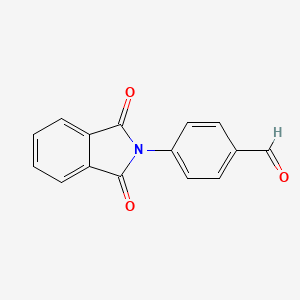 4-phthalimidobenzaldehyde, p-phthalamidobenzaldehyde structure, CAS 40101-58-4