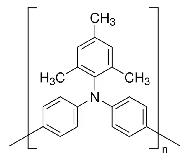 Poly[bis(4-phenyl)(2,4,6-triMethylphenyl)aMine] structure, CAS 1333317-99-9