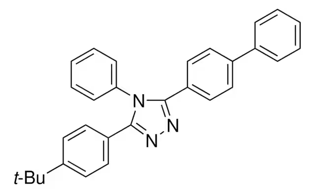 3-(Biphenyl-4-yl)-5-(4-tert-butylphenyl)-4-phenyl-4H-1,2,4-triazole structure, CAS 150405-69-9
