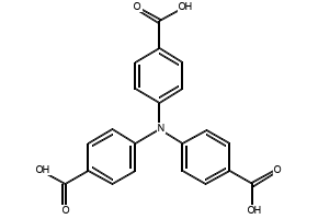 4,4’,4’’-Nitrilotribenzoic acid structure, CAS 1784766-38-6