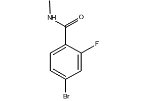 4-Bromo-2-fluoro-N-methylbenzamide structure, CAS 749927-69-3