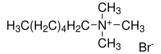 (N-HEXYL)TRIMETHYLAMMONIUM BROMIDE structure, CAS 2650-53-5