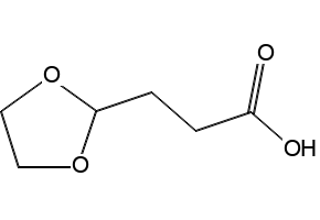 3-[1,3]DIOXOLAN-2-YL-PROPIONIC ACID structure, CAS 4388-56-1