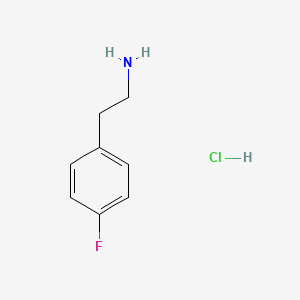 4-FLUOROPHENETHYLAMINE HYDROCHLORIDE structure, CAS 459-19-8