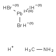 CH3NH3PbBr2I (MAPbBr2I) structure, CAS 1472068-58-8