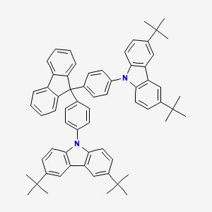 TBCPF,9,9-di(4,4'-bis(3,6-Di-tert-butylcarbazole)-phenyl)-9H-fluorene structure, CAS 954497-15-5